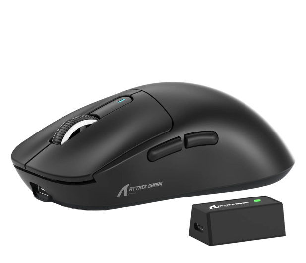 Attack Shark Outlet X3PRO 8kHz PAW3395 Omron czarna - 1560576 - zdjęcie 2